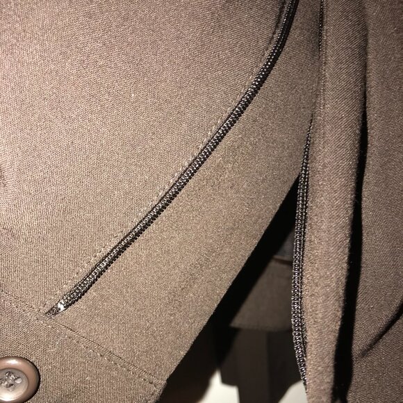 Ninety Woman dress pants in chocolate brown, size 20, zipper/button front. - Picture 5 of 10